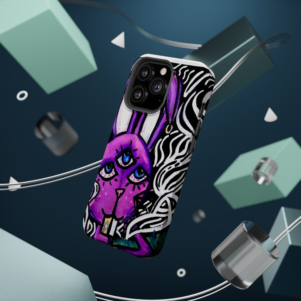 "3 EYED HARE" Magnetic Impact-Resistant Cases
