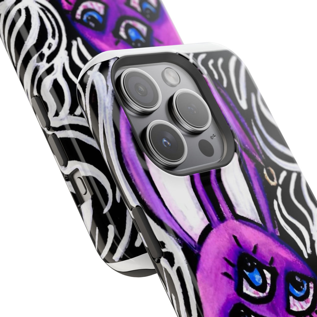 "3 EYED HARE" Magnetic Impact-Resistant Cases