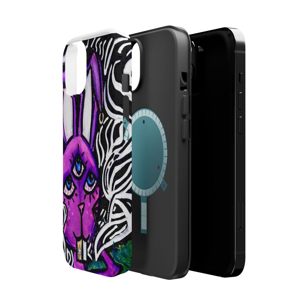"3 EYED HARE" Magnetic Impact-Resistant Cases